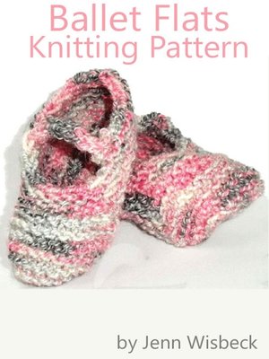cover image of Ballet Flats Baby Knitting Pattern